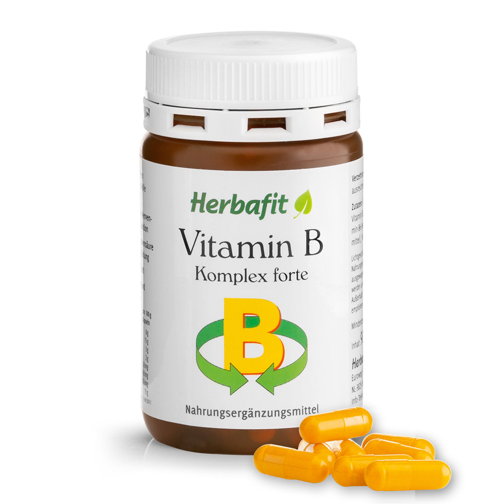 Verdorren Land Ontvangst Vitamin B Complex Forte Capsules » Order online now | Herbafit